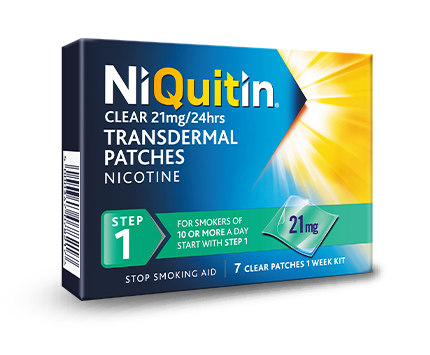 Niquitin Clear Patche step 1